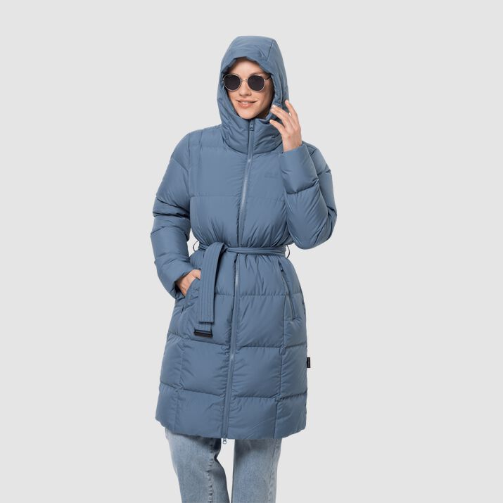 Abrigos Pluma Jack Wolfskin Frozen Lake Mujer Azules Mexico-3215974